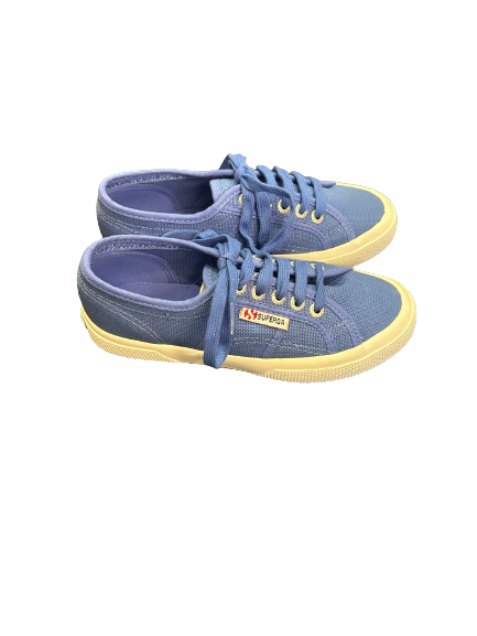 superga blue canvas