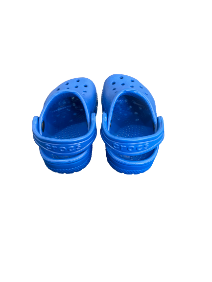 Blue bolt crocs
