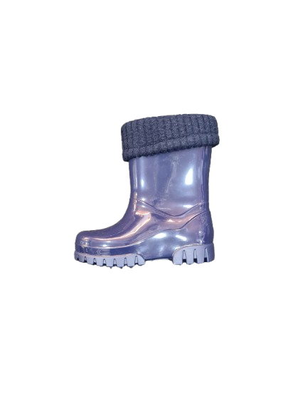 Navy term rolltop welly
