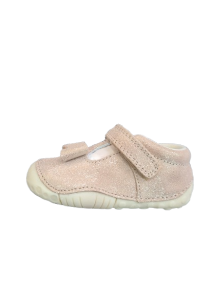 StartRite Wiggle gold glitter prewalker