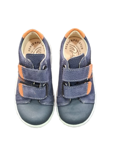 Ricosta Nippy see/rost blue trainer with tan trims