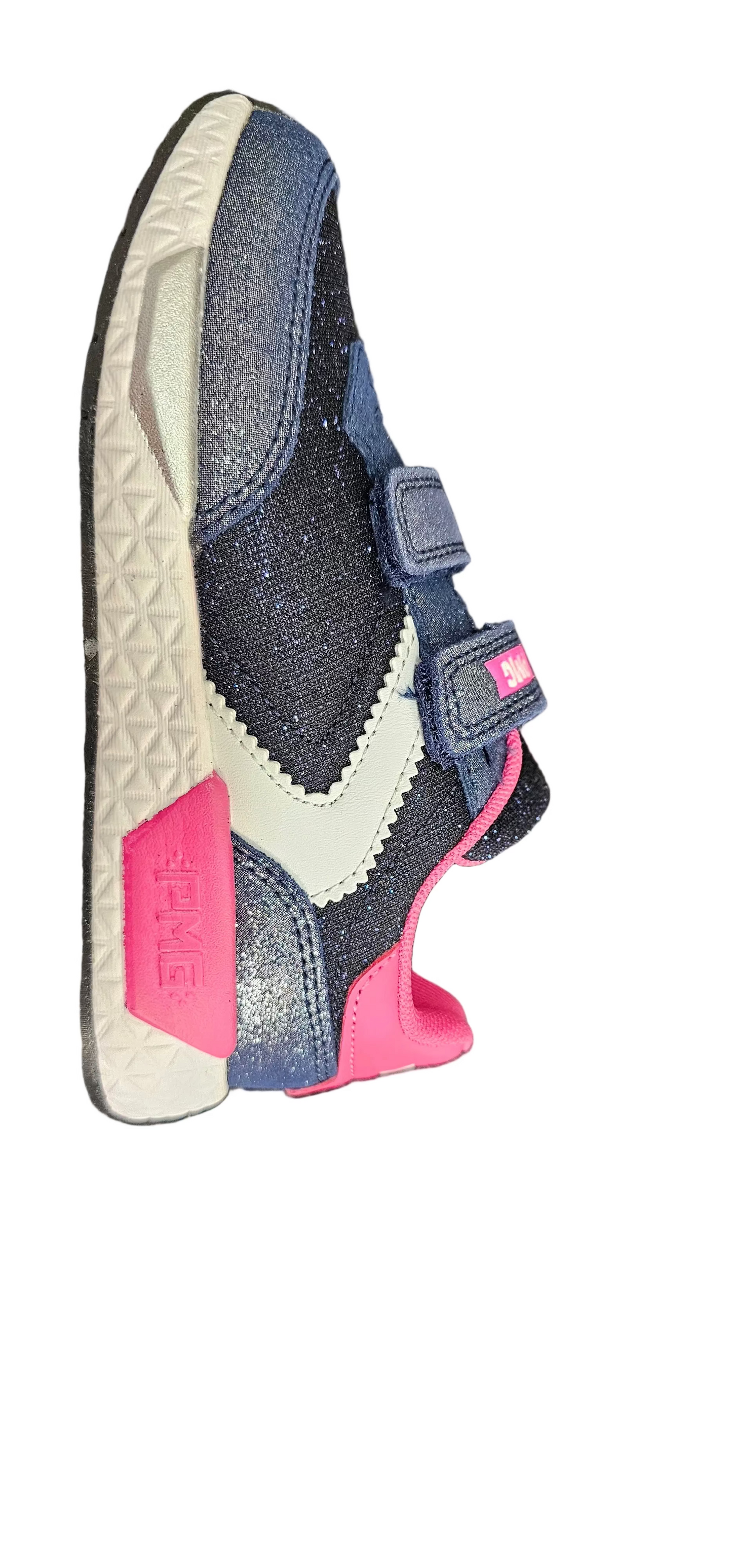 Primigi navy pink sparkle trainer