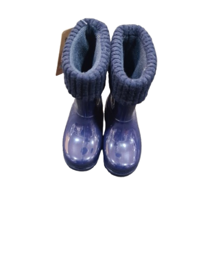 Navy term rolltop welly