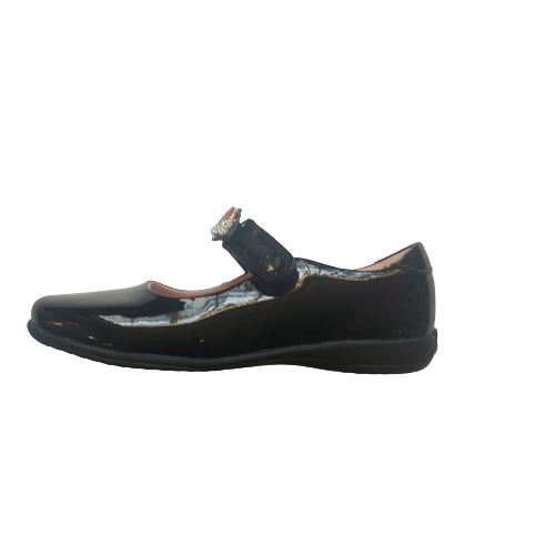 Lelli Kelly Brite 2 patent school shoe