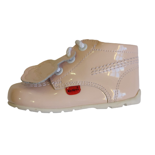 Kickers boot in light pink