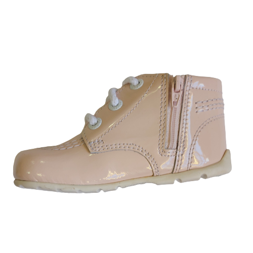 Kickers boot in light pink