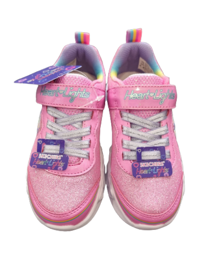 Sketcher, hearts and lights, love prism. Pink/multi.