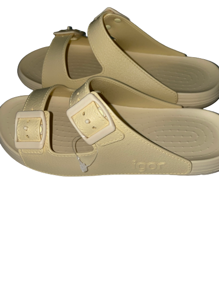 Igor - Marfil/ ivory cream sliders.